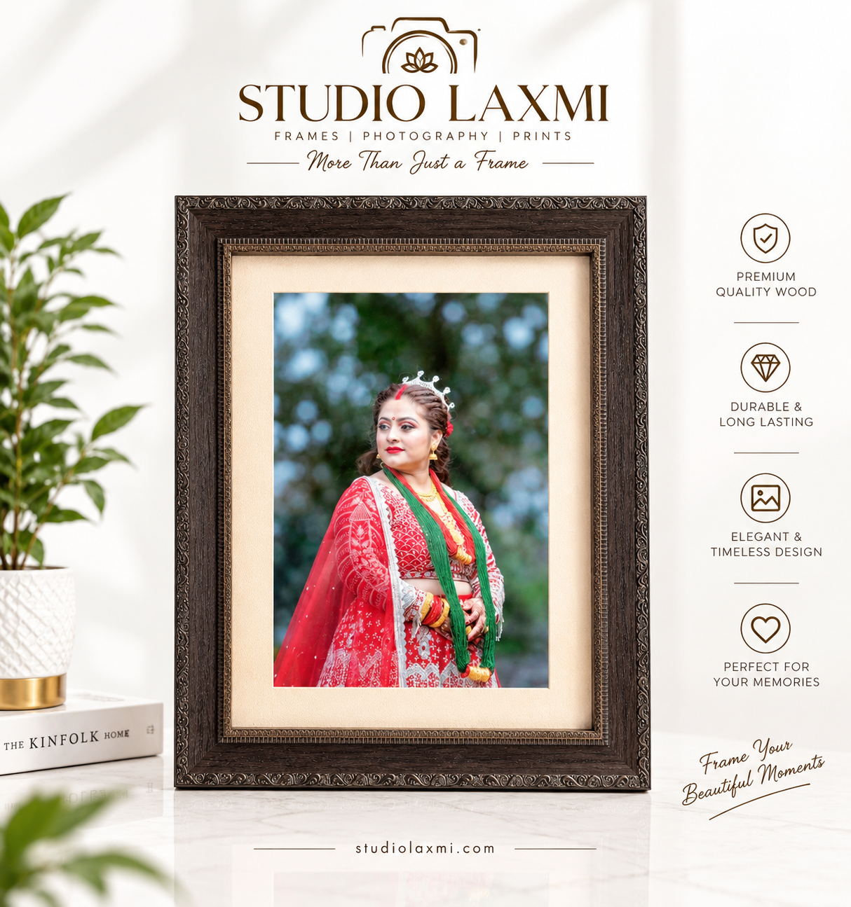 Bold Black High Quality Photo Frame
