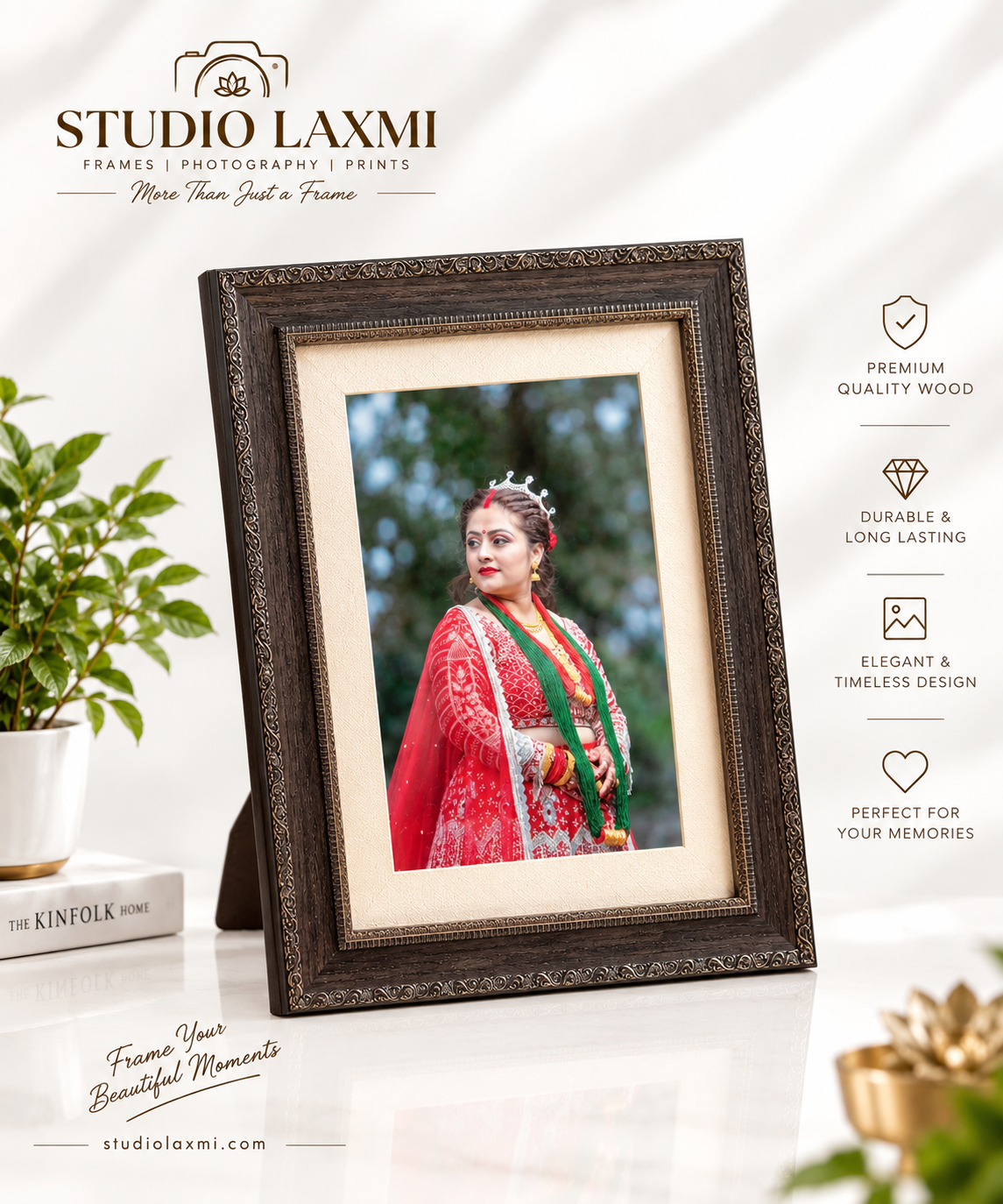 Bold Black High Quality Photo Frame